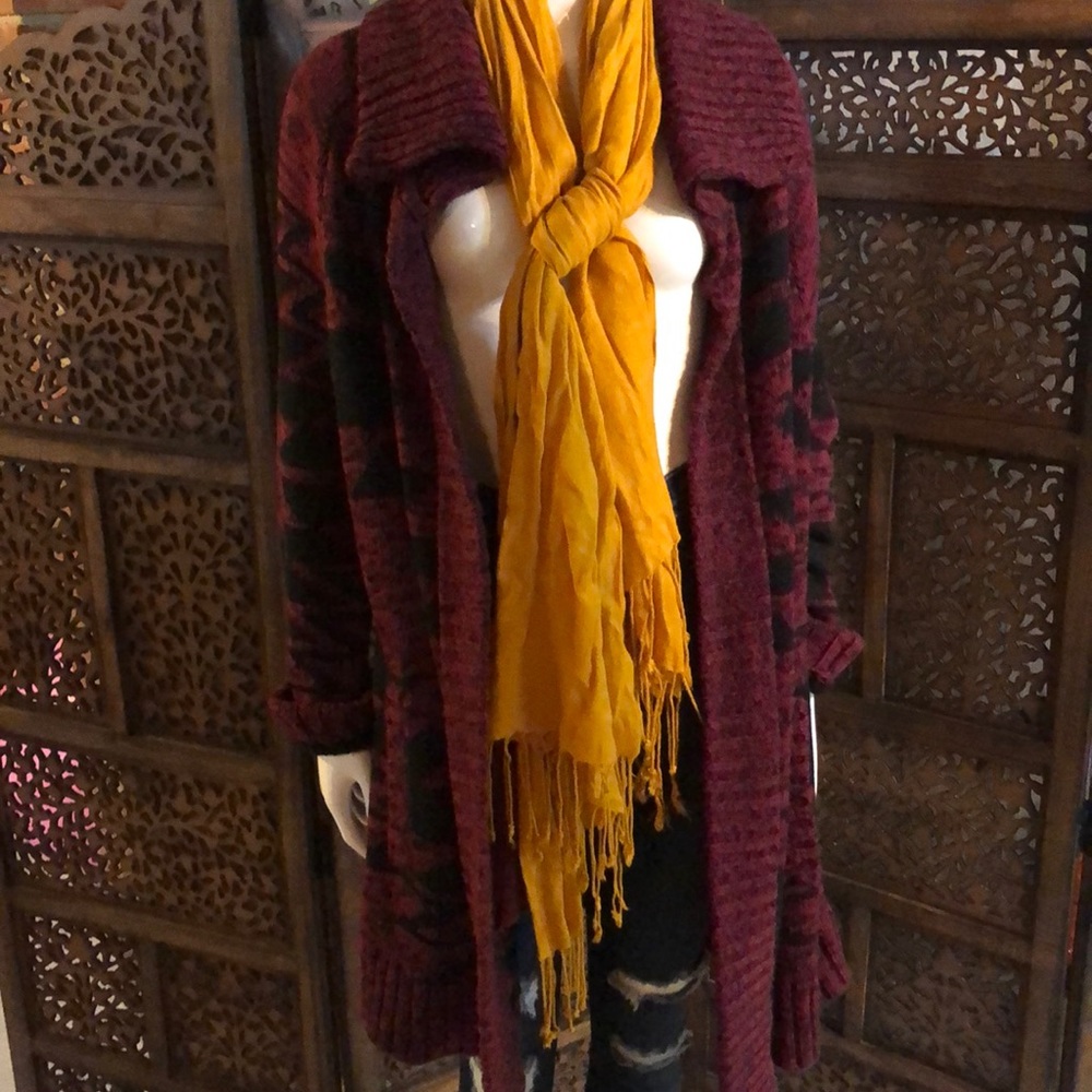 Express western mid length duster
